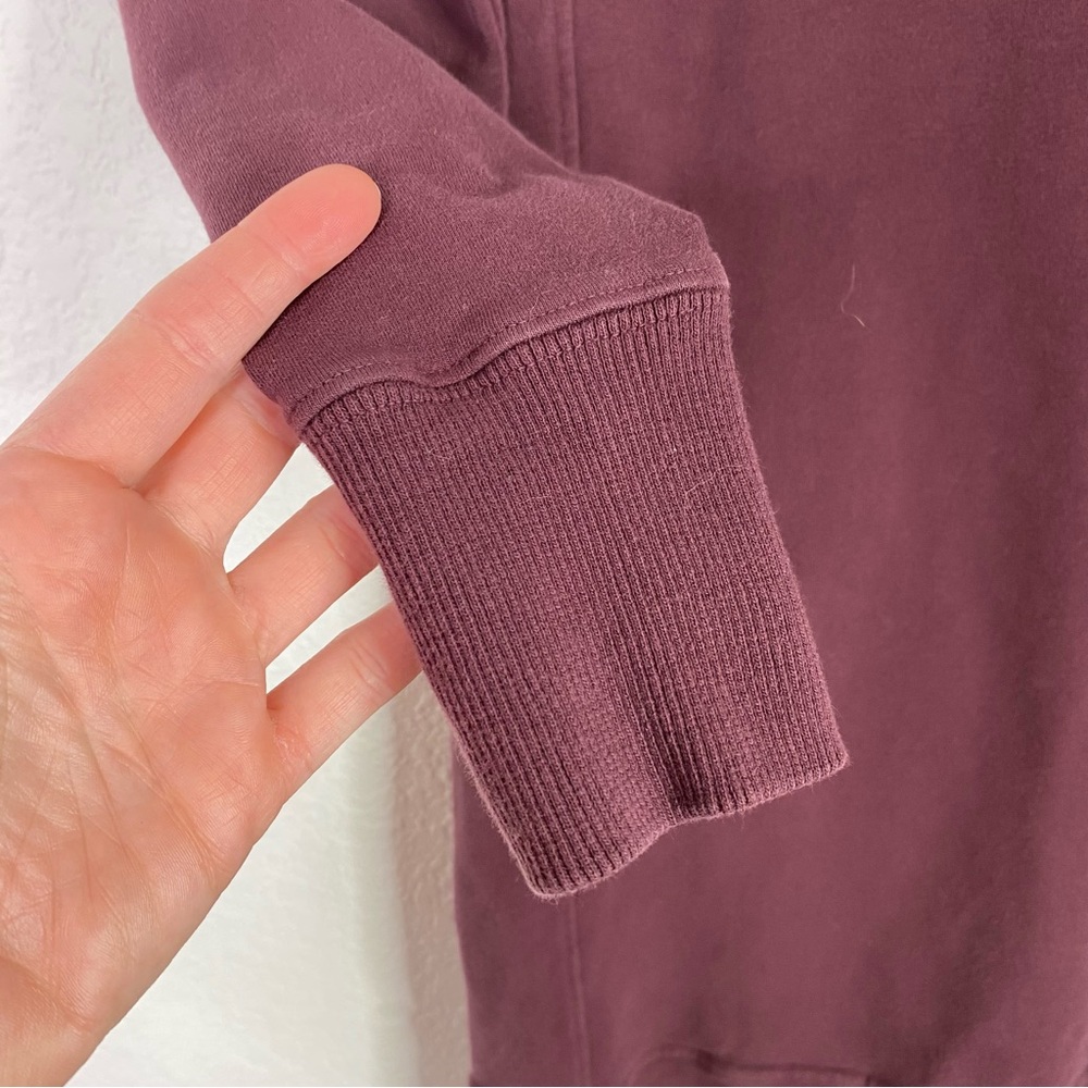 American Giant Purple Long Sleeve Moto Dress View 6